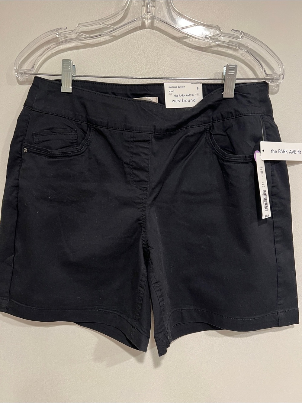 Westbound Black Pull-On Park Ave Bermuda Shorts